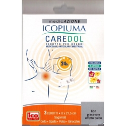 Caredol Icopiuma - 3 Patches for Muscle and Joint Pain 8x21.5 cm