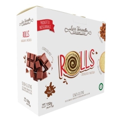 Rolls - Gluten-Free Chocolate and Hazelnut Snack 150g