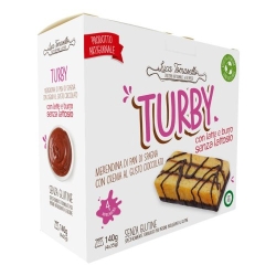 Turby - gluten-free and naturally lactose-free sponge cake with chocolate cream, 140g