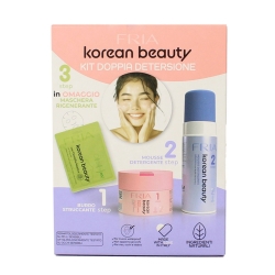 Korean Beauty Double Cleansing Set - Cleansing Butter + Cleansing Mousse + Draining Mask