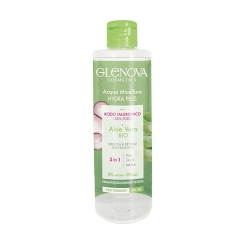 Hydra Plus Micellar Water - Hydrating and Refreshing Facial Cleanser with Hyaluronic Acid and Organic Aloe Vera 400 ml