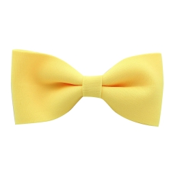 Hair Clip - with Fluorescent Yellow Bow
