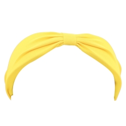 fluorescent yellow headband