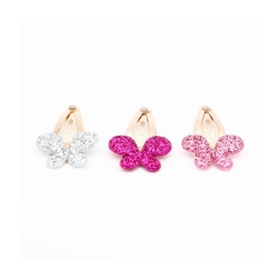 3 Click-Clac Butterfly Hair Clips