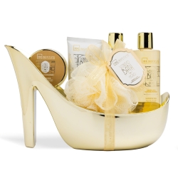 Gold Vanilla & Sandalwood Bath Set - Complete Body Set