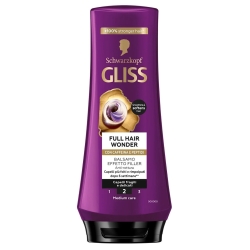 Gliss Full Hair Wonder - Strengthening and Plumping Conditioner with a Filler Effect for Fragile Hair 200 ml