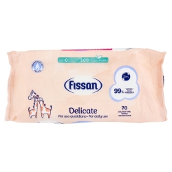 4 Packs of 70 Gentle Baby Wipes