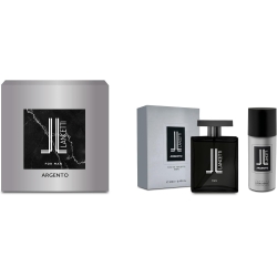 Men's Silver Gift Set - 100ml Eau de Toilette + Deodorant