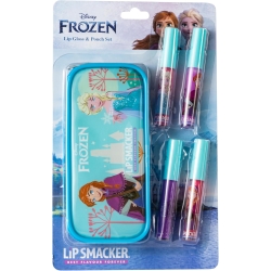 Disney Frozen Lip Gloss - Makeup Set for Girls with 4 Colorful Lip Glosses + Pouch