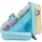 Frozen Lip Smacker - Frozen Makeup Case for Kids with Eyeshadow Palette, Lip and Nail Makeup with Accessories