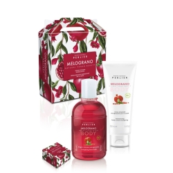 Pomegranate Gift Set - 250ml Moisturizing Body Cream + 500ml Shower Gel + 50g Soap
