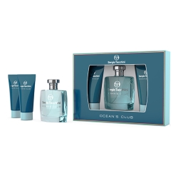 Ocean's Club Gift Set - Men's Eau de Toilette 100 ml + Shower Gel 100 ml + Aftershave Balm 100 ml