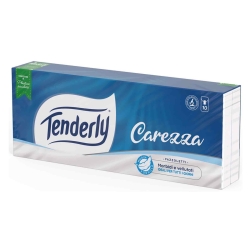 Caress - 10 Packs of 9 3-Ply Handkerchiefs