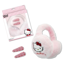 Hello Kitty Glam Box - Set of 2 Clic Clac + Earmuffs