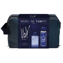 Night Set - Eau de Toilette for Men 60 ml + Deodorant Spray 200 ml + Toiletry Bag