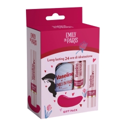Emily In Paris Gift Set - Parisian Pink Lip Balm + Mirror