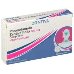 Paracetamol Zentiva 500Mg Fever and pain 30 tablets (Damaged Package)