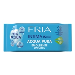 Pure Water - 15 Delicate and Emollient Intimate Wipes with Hemp, Green Tea, and Aloe