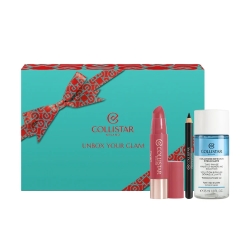 Collistar Twist Balmy Gloss Set + Mini Professional Eye Pencil + Two-Phase Eye-Lip Make-Up Remover Solution