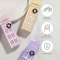 imPRESS Color 'Frosting' - 30 Gel Effect False Nails for Reconstruction