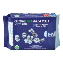 Organic Cotton on Your Skin - 6 Night Pads with Wings