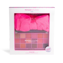 Pretty Girls Glow 18-Piece Eyeshadow Palette and Headband Makeup Kit in a Box