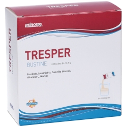 Tresper 20 Sachets - Energy supplement for tiredness and fluid drainage