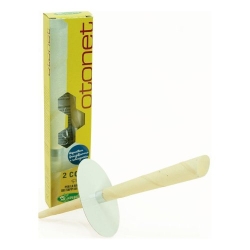 2 Reinforced Ear Cones with Flame Retardant Ring and Softening Oil