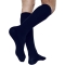 Solidea Relax Unisex - 70 Den Knee High Socks (12/15 mmHg) Size 5 XXL Blue