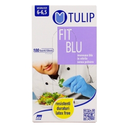 Disposable Blue Nitrile Gloves - Protective and Hygienic 100 Pieces Size S