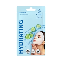 Hydrating Cucumber Sheet Mask with Cucumber, Centella Asiatica, and Coffee