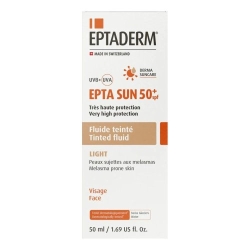 Epta Sun Tinted Face Sunscreen SPF 50+ Very High Protection 50 ml