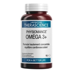 PHYSIOMANCE OMEGA 3+ 90 Pearls - Omega 3 and Vitamin E Supplement