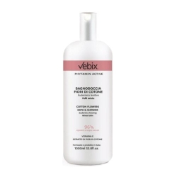 Vebix Phytamin Active - Cotton Flower Shower Gel for Combination Skin 1 Lt