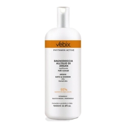 Vebix Phytamin Active - Organic Argan Oil Shower Gel for Normal Skin 1 Lt