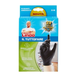 MASTRO LINDO The Handyman - 10 Disposable Natural Latex Gloves Size S-M