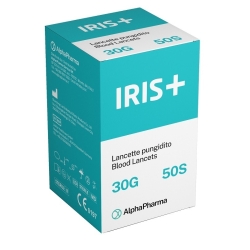 Iris+ - 50 30 Gauge Lancets for Painless Blood Collection