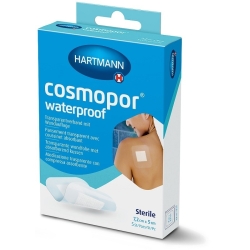 CosmoPor Waterproof - 5 Transparent Waterproof Post-Operative Dressings 7.2 cm x 5 cm