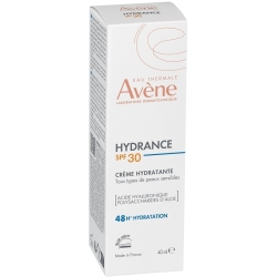 Avene Hydrance SPF30 - 48-Hour Protective Moisturizing Cream with Hyaluronic Acid 40 ml