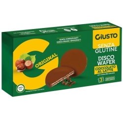 Disco Wafer - wafer with hazelnut cream and gluten-free milk chocolate 72g
