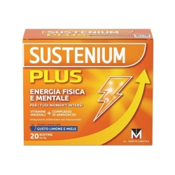 Sustenium Plus Lemon and Honey Flavor 20 Sachets - Energizing Supplement
