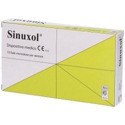 Sinuxol - Medical Device Adjuvant for Colds, Allergic Rhinitis and Sinusitis 10 Single-Dose Aerosol Vials