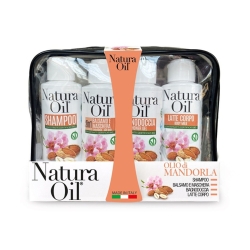 Almond Travel Pouch - Travel Wellness Kit