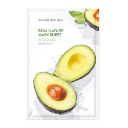 Real Nature Avocado - Nourishing and Hydrating Sheet Mask 23g
