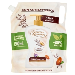 Argan and Patchouli Hand Soap with Antibacterial Properties - 1300 ml Refill