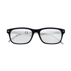 Pre-assembled White Reading Glasses +2.50 Diopters