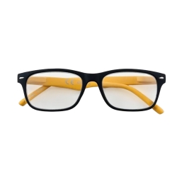 Pre-assembled Yellow Reading Glasses +3.50 Diopters