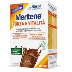 Meritene Strength and Vitality Chocolate Flavor - Tonic-energy supplement 5 sachets of 30 g