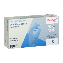 Sensinitryl Pro - 100 Disposable Nitrile Gloves, Size Small