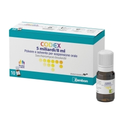 Codex 5 Billion Saccharomyces boulardii 10 vials